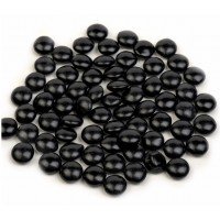 Mini confetti's (zwart glanzend)